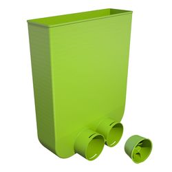 Ventielcollector, Ubbink Air Excellent 34 Flex, 2 x Ø75mm rond