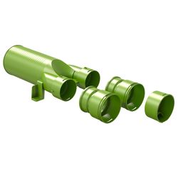 Collecteur pour conduit d'air, Ubbink Air Excellent 48 Flex, 2 x Ø90mm circulaire