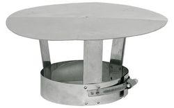 inox regenkap voor flexibel diam. 180mm ubbink