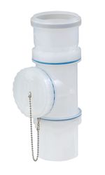enkelwandig rookgas T-stuk Ubbink Rolux inox
