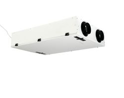 WTW-unit, Ubbink Ubiflux, F150, 150m3/h, D=125mm, 2 linkse en 2 rechtse aansluitingen