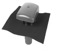 dakdoorvoerpan Ubbink Ø200mm grijs kunststof RVT 200