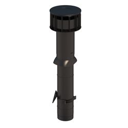 Ventilatie dakdoorvoer, Ubbink Multivent, 131mm, 750mm