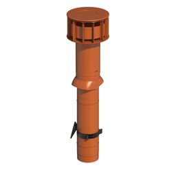 Ventilatie dakdoorvoer, Ubbink Multivent, 131mm, 830mm