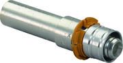 Pièce de transition à sertir, laiton, 14/2mm x 15mm tube en cuivre, Uponor MLC Press