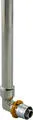 Persovergangsknie 90°, messing, L=150mm, 14/2mm x 12mm koperen buis, (drink)water, Uponor MLC Press