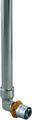 Persovergangsknie 90°, messing, L=350mm, 14/2mm x 15mm koperen buis, (drink)water, Uponor MLC Press