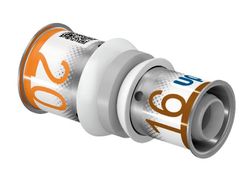 Manchon réduit à sertir, plastique, 20/2.25x16/2mm FF, eau potable, Uponor S-Press PLUS PPSU
