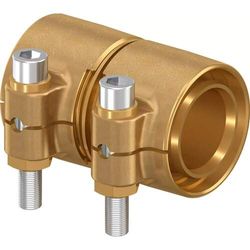 Knelmof, messing, 25/2.3mm FF, verwarming, Uponor Ecoflex Wipex