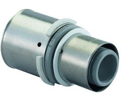Persverloopmof, kunststof, 40/4x25/2.5mm FF, (drink)water, Uponor MLC PPSU