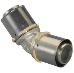 Coude à sertir 45°, laiton, 40/4mm FF, eau potable, Uponor MLC Press