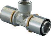 Té de transition à sertir, laiton, 40/4 x 1/2" x 40/4 F, eau potable, Uponor MLC Press