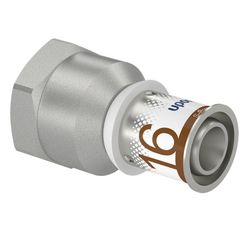Pièce de transition à sertir, laiton, 16/2mm x 1/2" F, Uponor S-Press PLUS