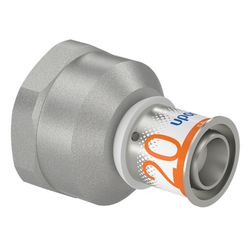 Pièce de transition à sertir, laiton, 20/2.25mm x 1" F, Uponor S-Press PLUS