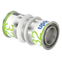 Persmof messing, 32/3mm, FF, (drink)water, Uponor S-Press PLUS