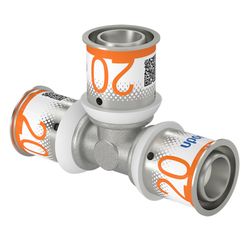 Pers-T messing, 20/2.25mm, FFF, (drink)water, Uponor S-Press PLUS
