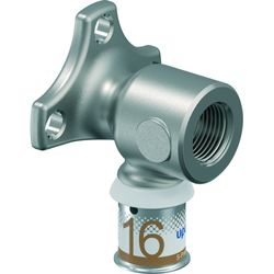 Culasse murale à sertir, Uponor S-Press PLUS, laiton, 3/8" x 16/2.25, équerre