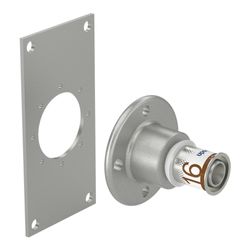 pièce de transition à sertir laiton 16/2mm x 10mm Uponor