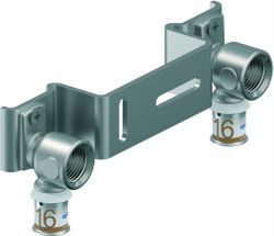 muurplaat op beugel Uponor S-Press PLUS 16