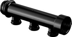 Watervedeler 1" + 3 x 3/4", Uponor Aqua PLUS, kunststof