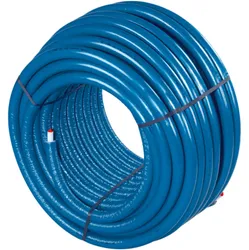 Geïsoleerde meerlagenbuis 6 mm, Uponor UniPipe PLUS, 16x2mm, blauw, flexibel, 75m