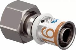 pièce de transition à sertir laiton mm x F Uponor S-Press PLUS
