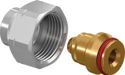 uponor MLC RED klemkoppeling 14 x 1,6 mm - 3/4 Euroconus