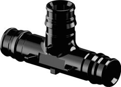 Té à compression, plastique, 16mm, FFF, eau potable, Uponor Quick & Easy