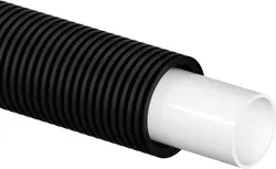 Tube composite avec tube à manteau, Uponor Aqua Pipe, 16x2.2mm, noir, flexible, 50m
