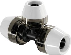 Persverloop-T, kunststof, 20/2x16/2x20/2mm FFF, (drink)water, Uponor MLC RTM
