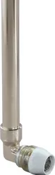 Persovergangsknie 90°, messing, L=200mm, 16/2mm x 15mm koperen buis, (drink)water, Uponor MLC RTM