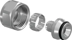 raccord 2 pièces à compression Uponor 20x2mm 3/4" ek