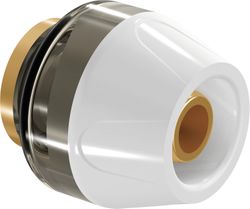 persstop messing 25mm M verwarming Uponor MLC RTM