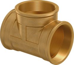 Draad-T, messing, 4" FFF, Uponor Ecoflex Wipex