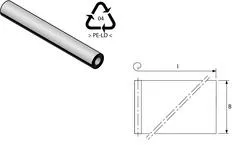 uponor polyethyleenfolie dikte 0,2 mm b: 1,25 m zonder legpatroon 715061 (ex U1000015)
