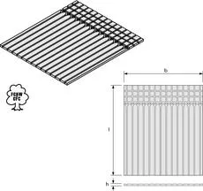 isolatiedeken/-plaat Uponor Siccus EPS-DEO