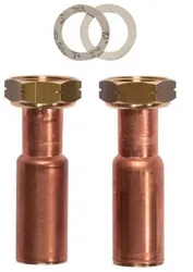 overgangstuk 1 inch losse moer naar buis 28mm binnendraad vaillant