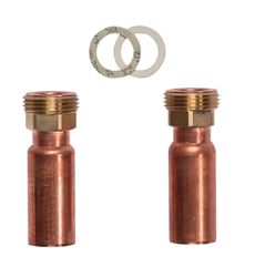 overgangstuk 1 inch losse bout naar buis 28mm  buitendraad vaillant