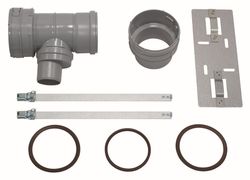 Té à double paroi pour conduit d'air circulaire, Vaillant, 100mm