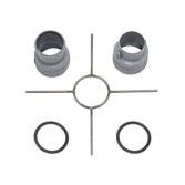 set 6 basiselementen voor schouwkap DN80 rvs vaillant