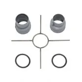 set 6 basiselementen voor schouwkap DN80 rvs vaillant
