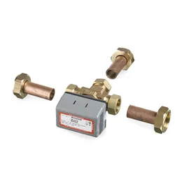 Vanne de régulation électrique à trois voies, Vaillant, 230V AC, 1", filetage intérieur (métrique)