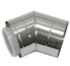 Concentrische rookgasbocht, Vaillant, inox/kunststof, 200/300mm
