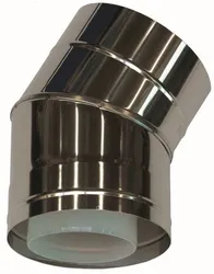 Concentrische rookgasbocht, Vaillant, inox/kunststof, 110/160mm