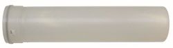 Conduit de fumées simple paroi, Vaillant, Ø250x1000mm, polypropylène (PP), joint à lèvre