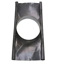 dakdoorvoerplaat Vaillant Ø200mm inox rechthoekig 25-35°