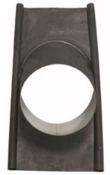 dakdoorvoerplaat Vaillant Ø350mm inox rechthoekig 35-45°