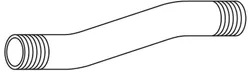 gas aansluitset voorkant 45 en 65 kW vaillant (ex 0020151840)