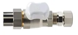 gaskraan met volle doorlaat DN 1" MF Vaillant