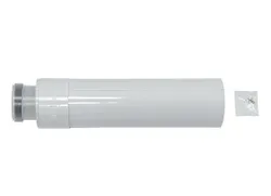 Concentrische rookgasbuis, Vaillant ecoTEC, aluminium/kunststof, 60/100mm, L=500mm, wit